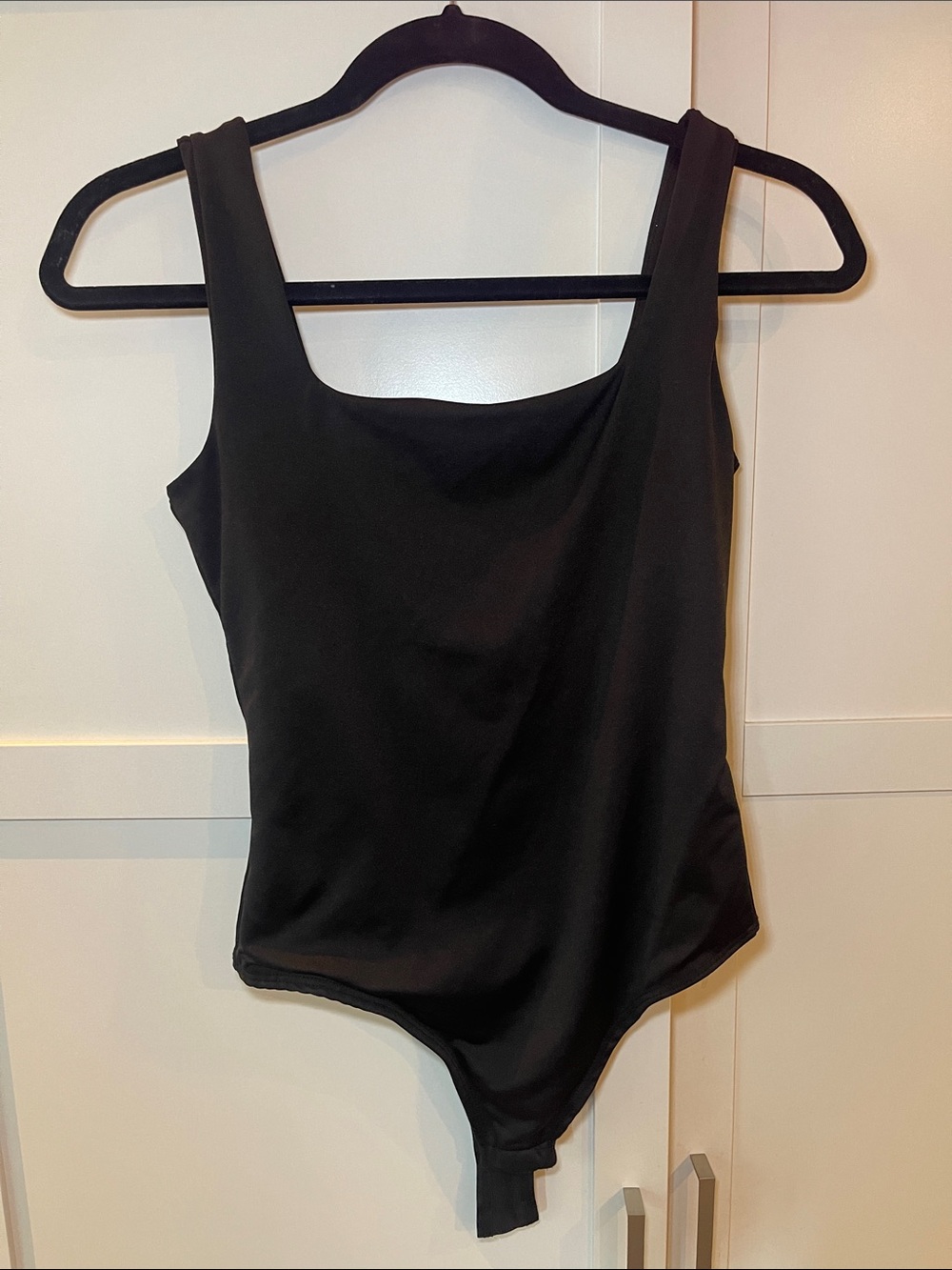 Women's Black Tank Bodysuit